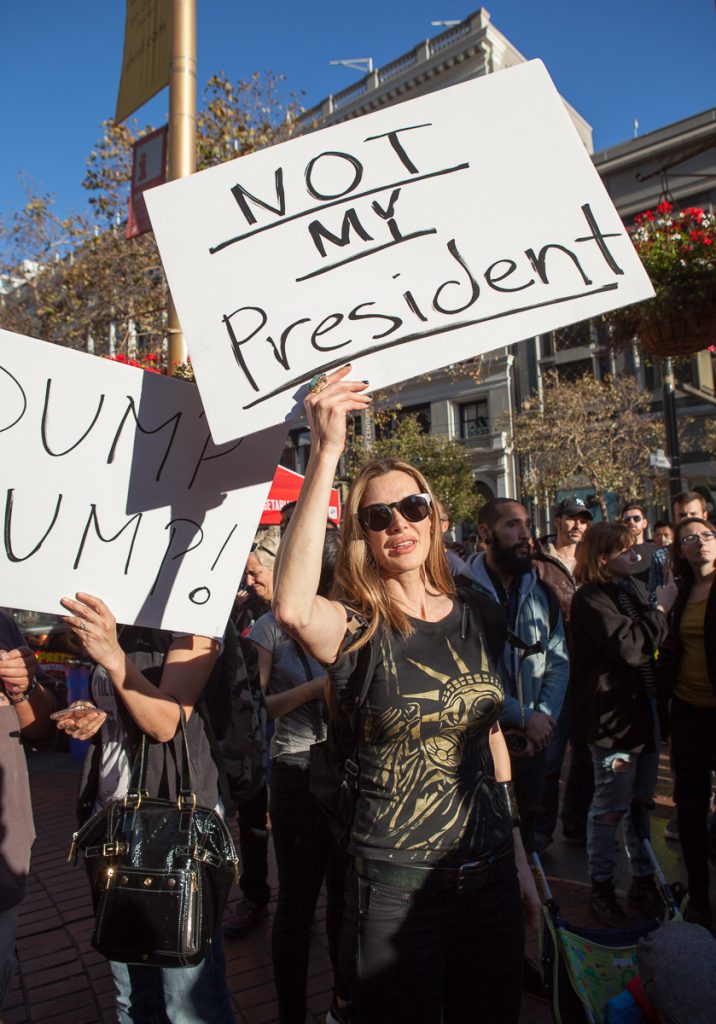 Trump protest SF