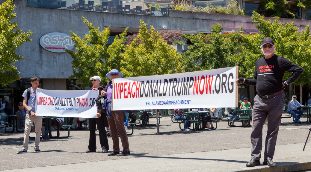 Impeachment March banner