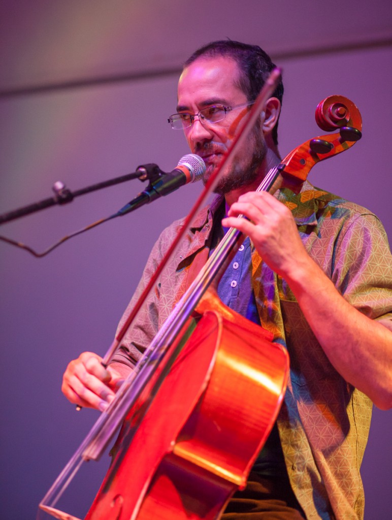 Cello Joe performing at The Art of Survival