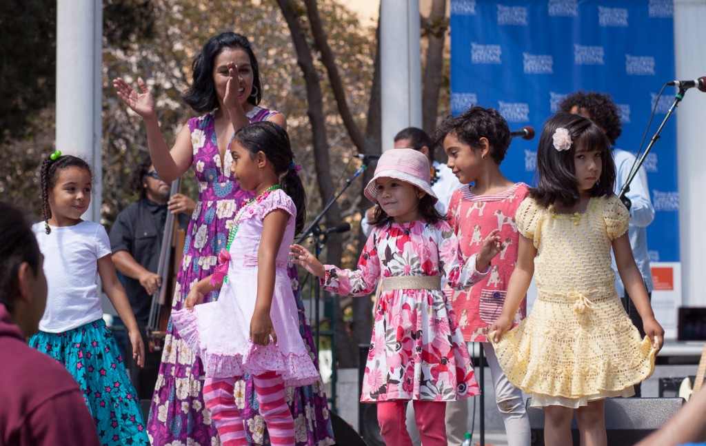 Children dancing at Yerba Buena Gardens Festival