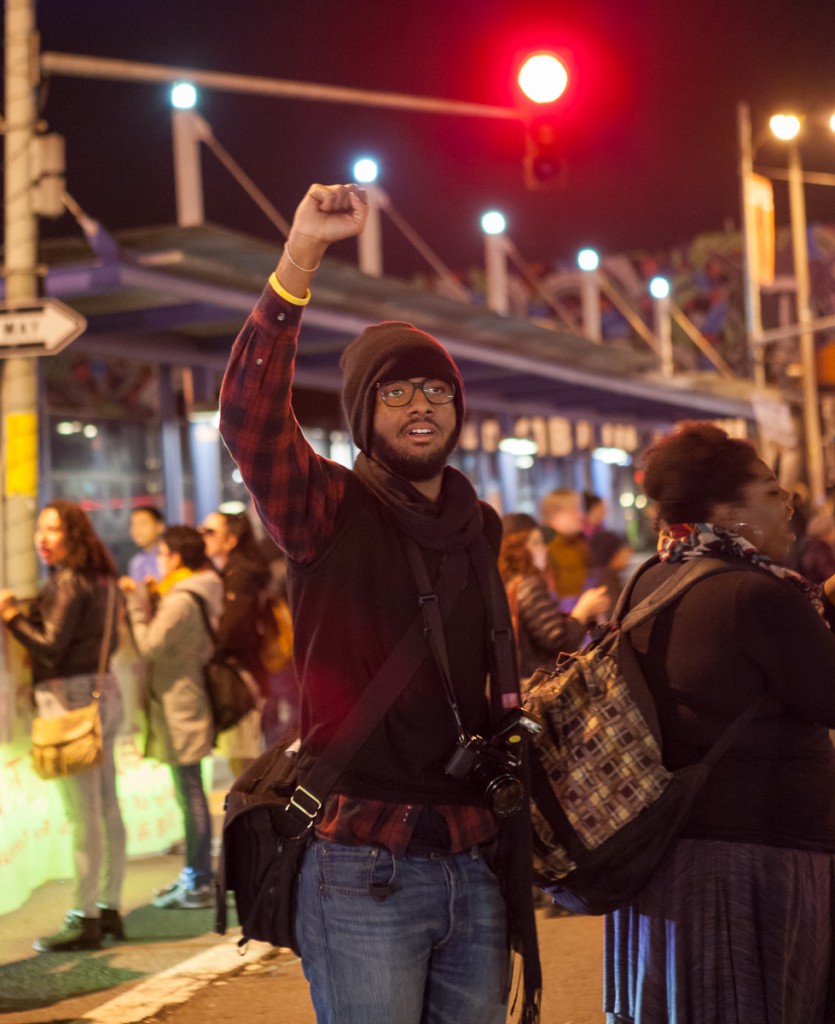 Activist at ReclaimMLK march