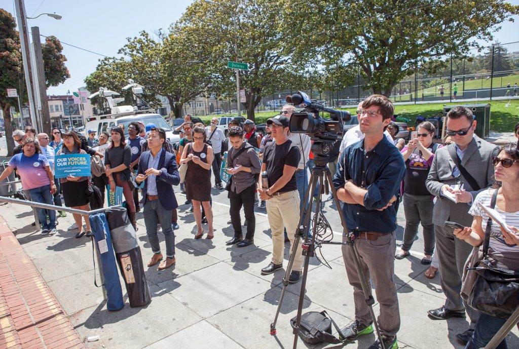 Transform California rally