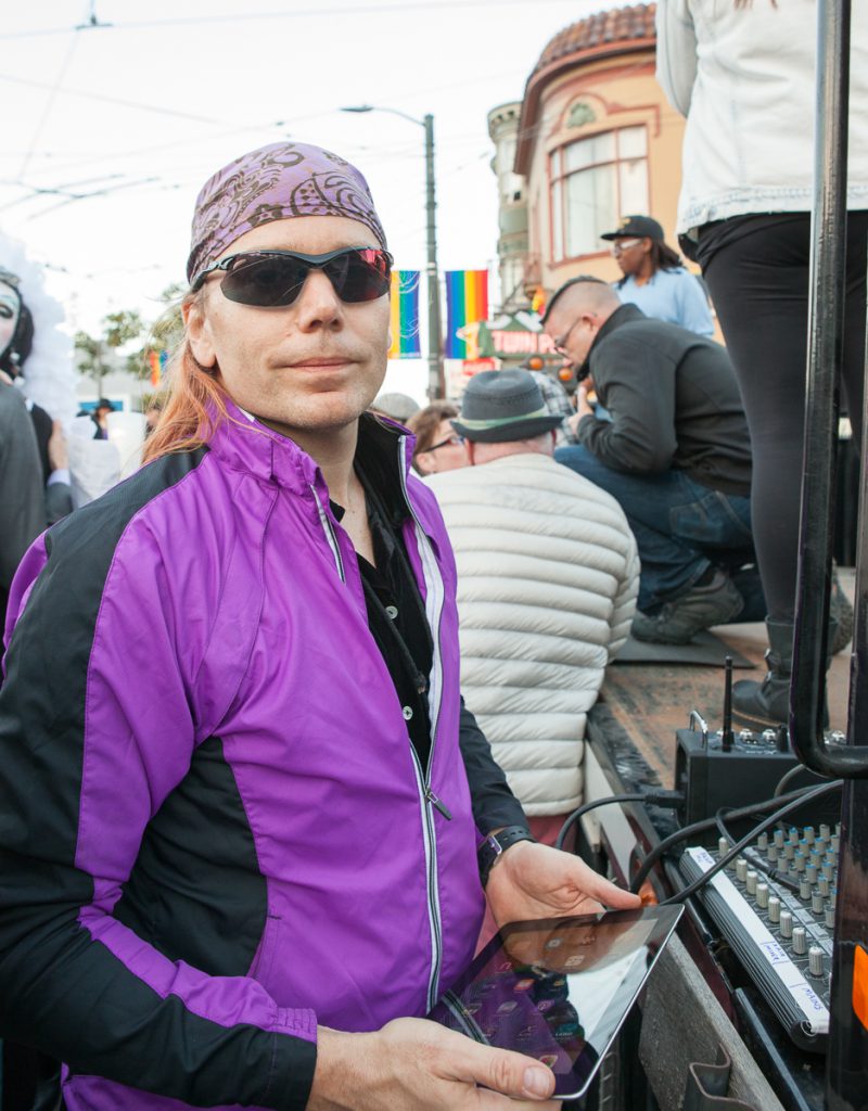 Ziggy at Castro vigil for Orlando