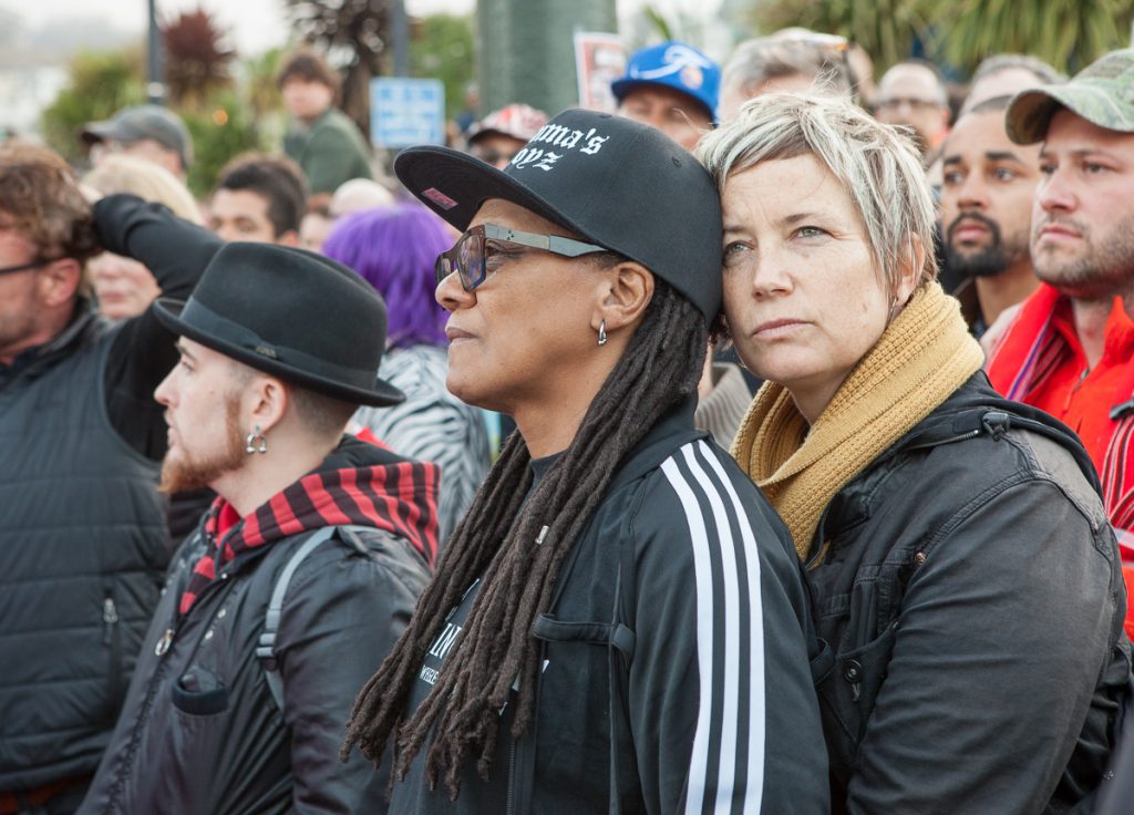 Alex U Inn at the vigil for Orlando in the Castro