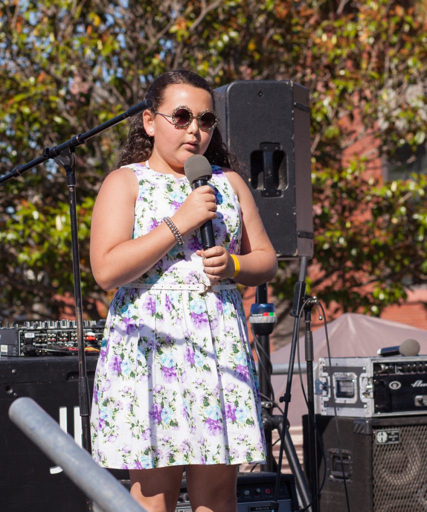 Alicia N.G. at the Trans March