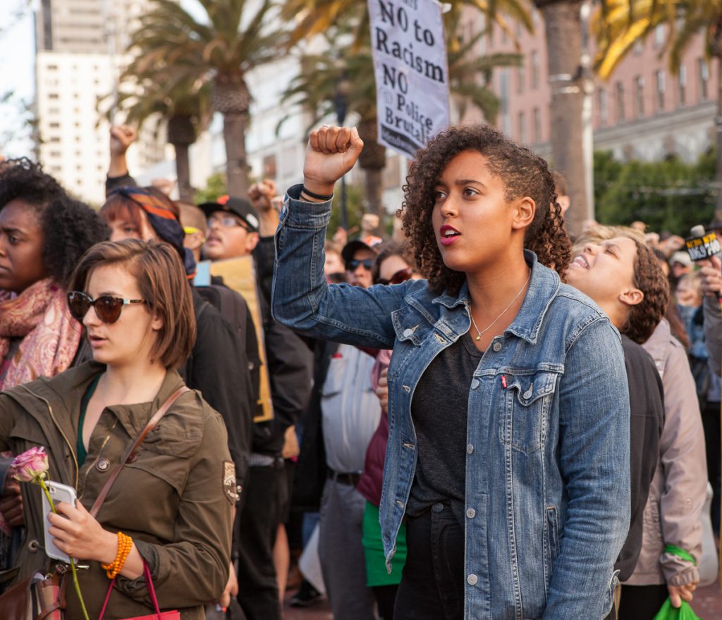 Rally against racist police