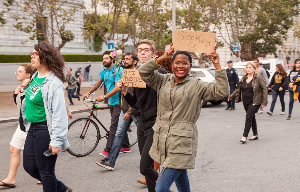 Marching to City Hall