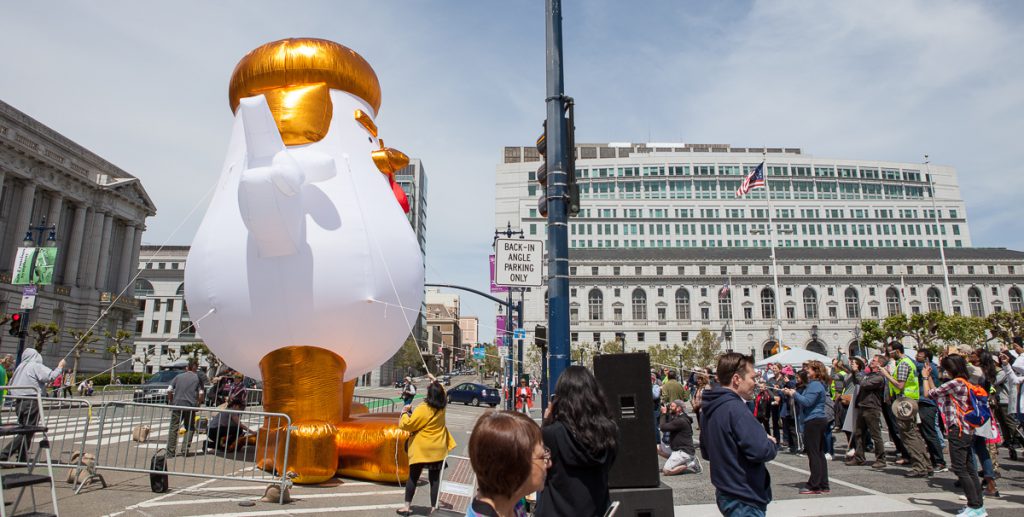 Trump Chicken inflated