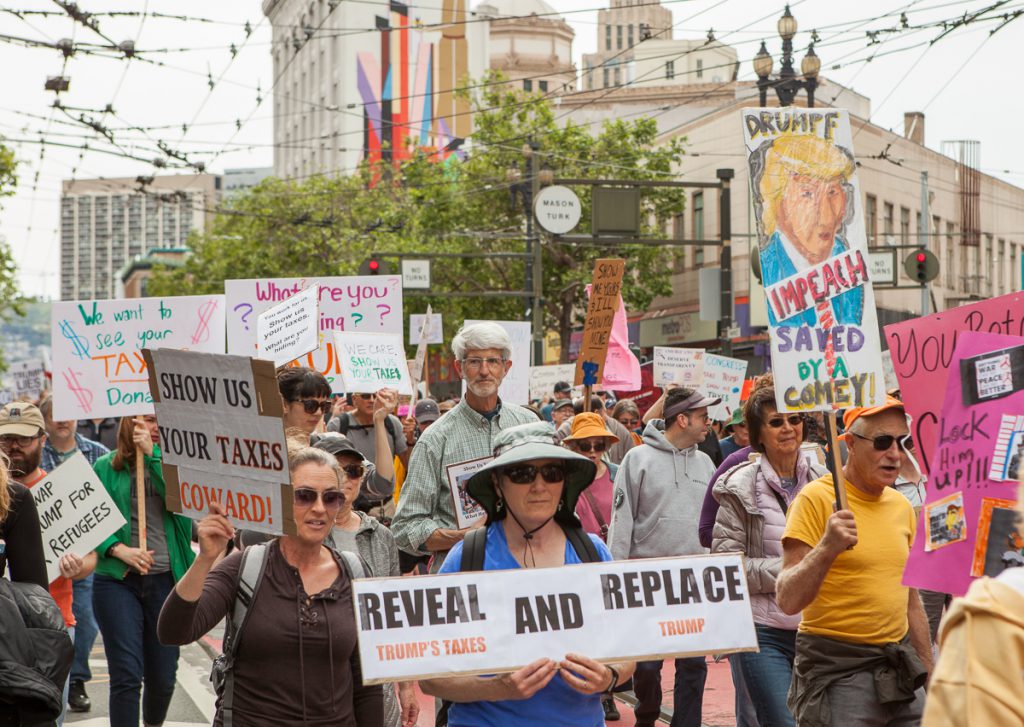 Tax March on Market Street