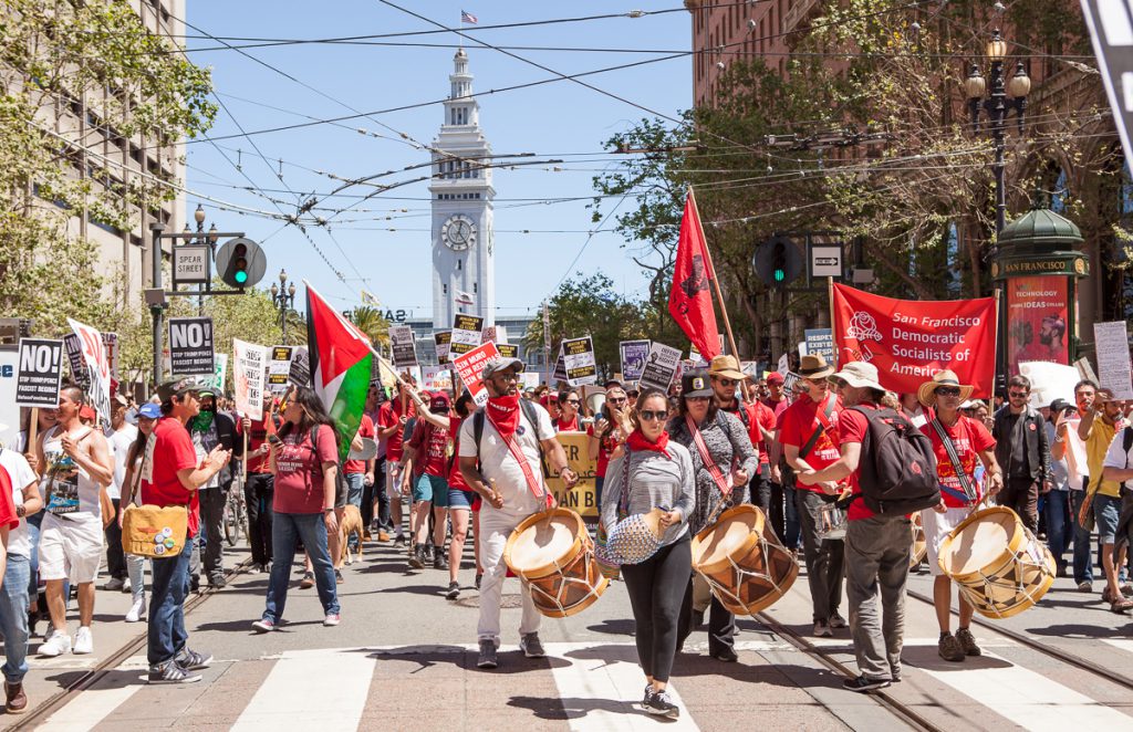 May Day SF protest