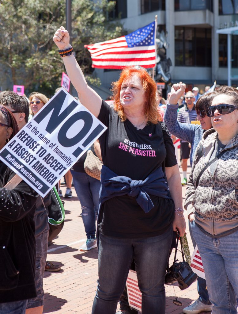 Impeachment March protester