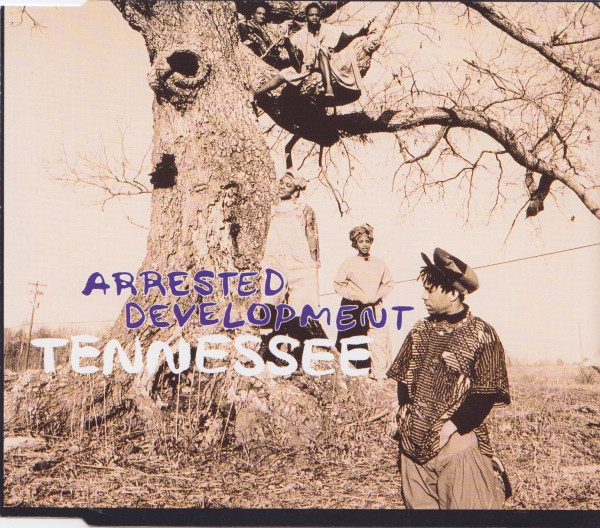 Album cover for the maxi-single CD release of “Tennessee” by Arrested Development. Photo by Jeffrey Scales.